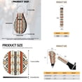 thumbnail image 6 of Uorisanigo Western Aztec Tribal Front Back Seat Cover Full Set with Steering Covers Seatbelt Shoulder Pad Armrest Cover Headrest & Gear Shift & Handbrake Covers Car Coasters Key Chains,18 Pieces, 6 of 7