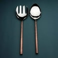 thumbnail image 2 of INOX Copper Antique Sundundance Design Salad Serving 2 Pcs. Set, 2 of 4