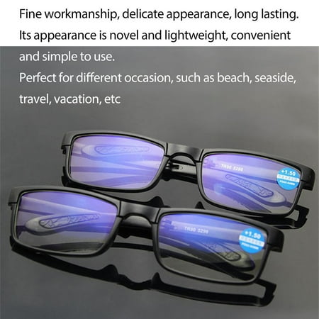 fold Glasses Blue Light Filter Glasses Anti Harmful Anti Glare Eyeglasses - image 1 of 9