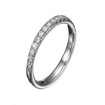 .50 Carat Diamond Wedding Band Wedding Ring on 10k White Gold