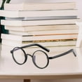 thumbnail image 6 of Gazechimp Glasses Frames Classic Full Rim Oval Oversized Titanium Alloy Eyeglass Frame A, 6 of 8