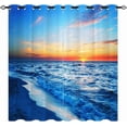 thumbnail image 1 of Red Kitchen Window Curtains Valance and Tier Set, Black Grey Modern Rod Pocket Short Tier Curtain, Abstract Art Small Cafe Drapes for Kitchen Decor 52" x 24", 1 of 6