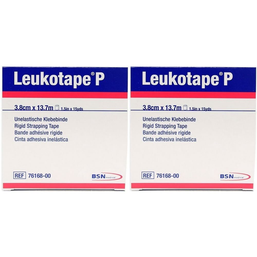 Leukotape P Sports Tape 1.5" x 15 Yards Pack of 2 Rolls Walmart