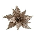 thumbnail image 2 of Christmas Glitter Magnolia - Realistic Artificial Flower Wreath for Christmas Tree and Holiday Decor, Durable Cloth Material with Multiple Color Options, 2 of 6