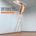 thumbnail image 5 of 1:12 Mini Modern Miniature Furniture Folding Attic Stairs Doll House Decoration, 5 of 5