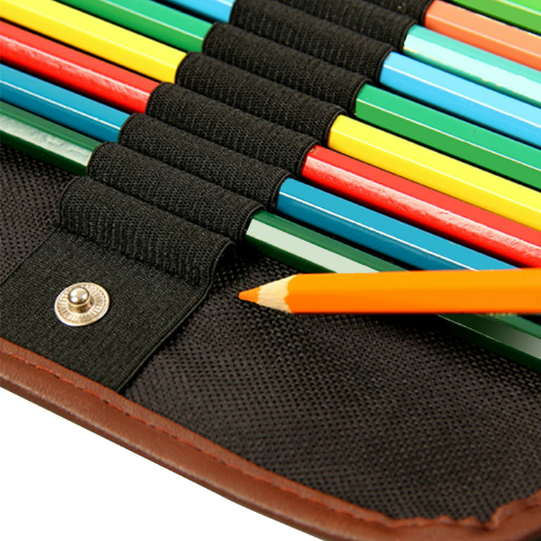 72 Slots Pencil Case, TSV Handly Multi-Layer Pen Pouch Organizer for  Colored Pencils, Watercolor Pens, Gel Pen - Blue 