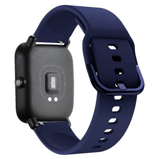 Correa de silicona para reloj Amazfit GTR/GTS-4-3-2-2e-Mini-Pro/stratos 2-3, pulsera deportiva, 22mm y 20mm, bip-U-S-3-Pro-Lite