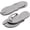 Grey, variant on 1Pair Flip Flops for Women Men Foldable Travel Slippers Lightweight Shower Shoes Non-Slip Quick-Dry Bathroom Camp Beach Sandals
