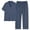 Navy Set for Men, variant on Mrmaere Men's Pants Suit Set With Pockets Solid Pattern For Various Types Versatile Design For Multipl Style Army Green L