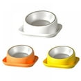 thumbnail image 2 of Dog Cat Food Bowl Tilted Angle No-Spill Cat Food Bowl Dog Cat Dish PP for Small Medium Dogs Cats Non-Skid Cat Food Bowl, 2 of 6