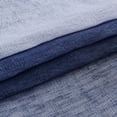 thumbnail image 5 of Ombre Semi Sheer Light Filtering Grommet Window Curtains & Drapes 76 x 84 Navy, 5 of 6