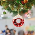 thumbnail image 6 of CuiLiyq Christmas Tree Ornaments, Artificial Donut Pendants, Christmas Decorations Outdoor Indoor Wall and Xmas Tree Ornaments for Xmas Party Supplies Favors (Red), 6 of 7
