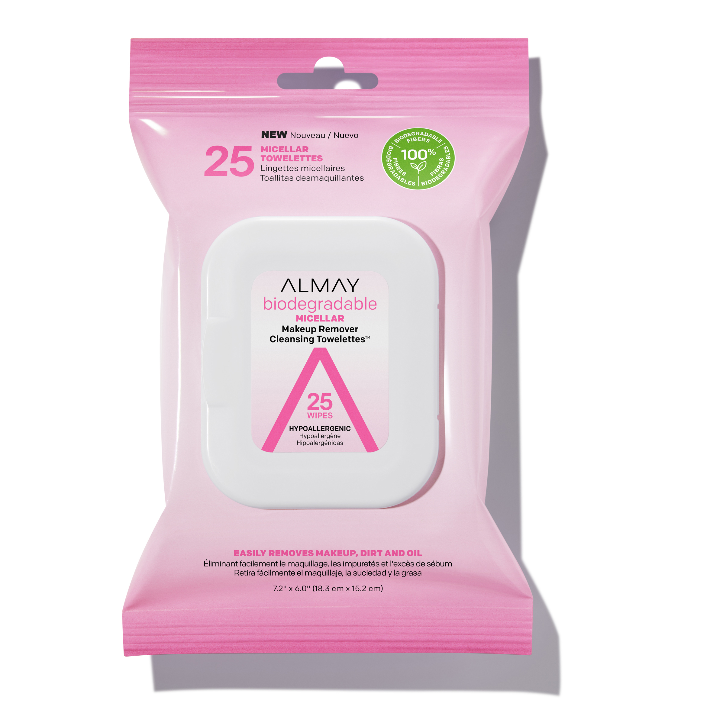 Almay Biodegradable Micellar Makeup Remover Cleansing Towelettes