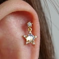 thumbnail image 4 of Dainty Star Push Pin Flat Back Earrings, 4 of 10