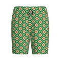 thumbnail image 4 of Gaeub 60s and 70s Style Printed Men's Short Pajama Pants, Lightweight Lounge & Sleep Bottoms Keep You Cool - X-Large, 4 of 9