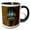 Black/White, variant on 3drose, Morocco, Taroudant Province. Stanined Glass., 11oz Magic Transforming Mug
