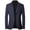 Black, variant on Men's Casual Blazer, Single Breasted Spring Suit Jacket, Lightweight Office Sport Coat, Versatile Standalone Top Layer, Dad Fashion Outerwear, Smart Casual Jacket for Work Or