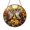 Acrylic 3.5 Inch, variant on Owl Couple Stained Glass Suncatcher Window Decor, Round Bird Hanging Art for Interior Spaces