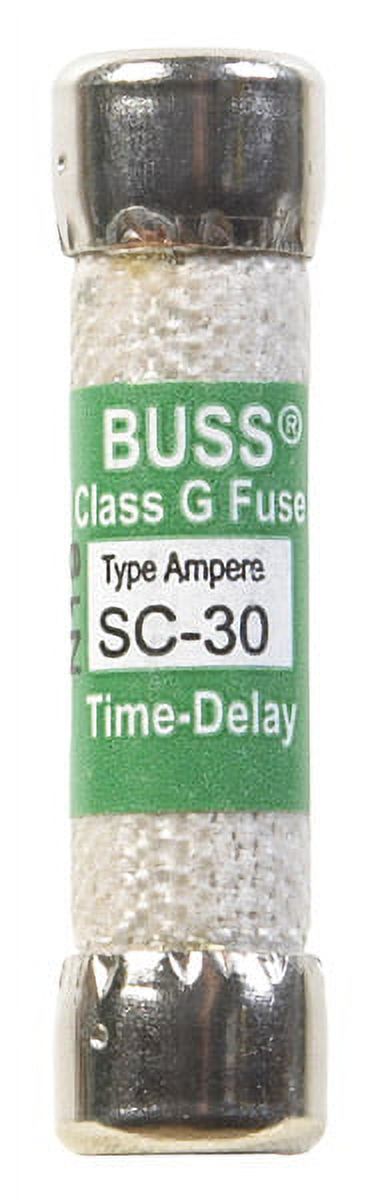 Bussmann SC-30BC Time Lag Midget Cartridge Fuse, 30 Amp