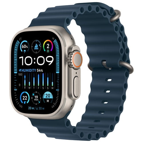 Restored Apple Watch Ultra 2 (GPS + Cellular) 49mm Titanium Case, Next-level adventure Small / Medium 130-180mm Open Box