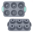 thumbnail image 4 of Advancent Molde de silicona para galletas de chocolate y donas con diseños 3D únicos para hornear emocionantes bandejas de hielo de silicona Herramientas y accesorios para hornear tipo+4, 4 of 6