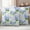 White Purple, variant on Summer Hydrangeas Outdoor Waterproof Pillow Covers, White Blue Flowers Pastoral Leaves Decorative Square Throw Pillowcase Sofa Cushion Sham for Patio/Couch/Chair, 18"x18" 2 Pack