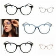 thumbnail image 5 of Vintage Oval Stylish Candy Color Clear Glasses Non-Prescription Eyeglasses Frames Clear Lens Eyewear for Women Men, 5 of 8