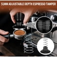 thumbnail image 3 of 51mm Coffee Espresso Tamper Set, 23PCS Espresso Accessories with Tamper, WDT Tool, Stirrer, Frothing Pitcher, Latte Art Pen, Coffee Stencils, Milk Pitcher | Latte Art Kit for Espresso Machine, 3 of 10
