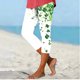 thumbnail image 4 of Leggings Del Día de San Patricio Unisex Impresión Tight Yoga 3/4 Longitud Moda Casual Traje de Pantalones de Mujeres, 4 of 5