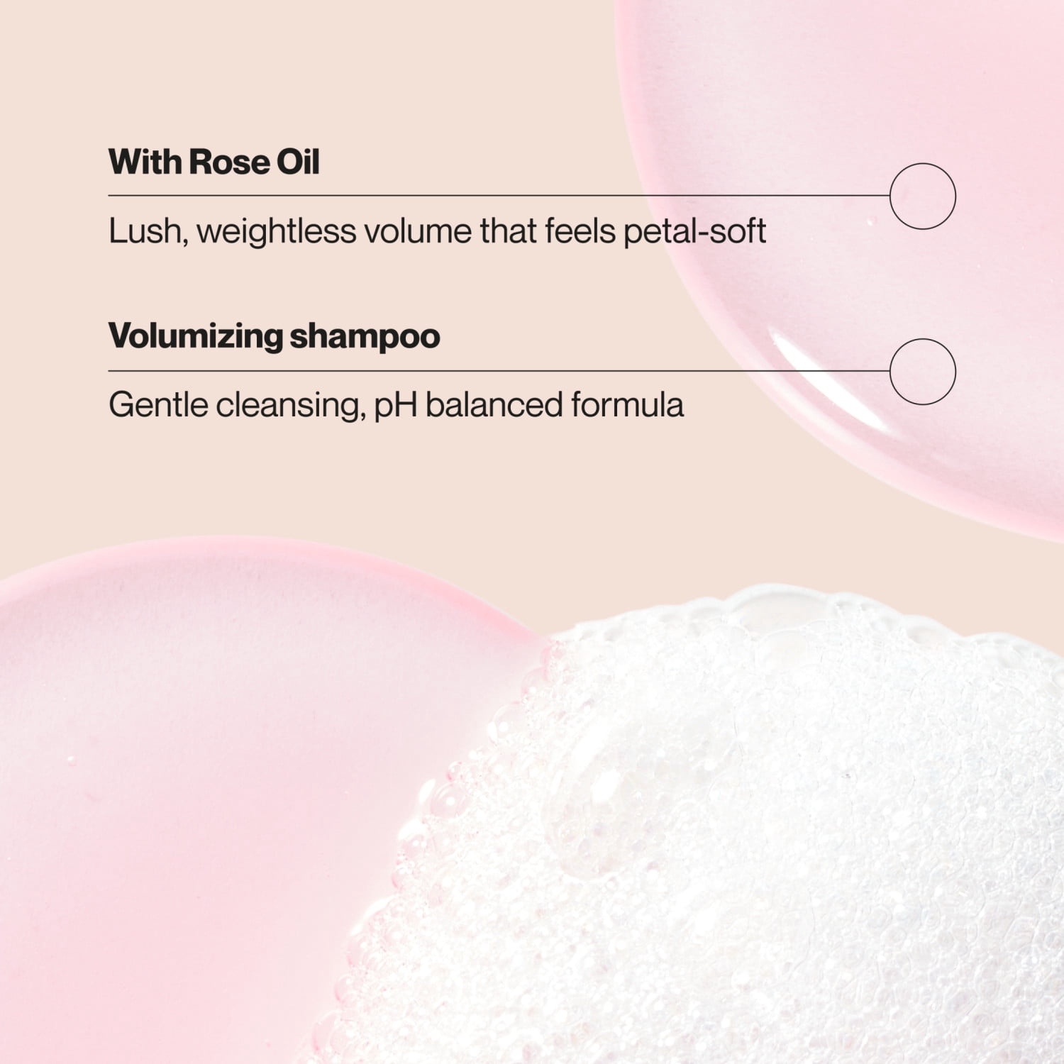 (6 pack) Suave Rose Oil Infusion Volumizing Shampoo for Fine, Flat Hair, 12.6 FL OZ