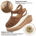 thumbnail image 4 of Ablanczoom Womens Sandals Closed Toe Ankle Strap Comfort Summer Flats Sandals for Women Shoes, 4 of 7