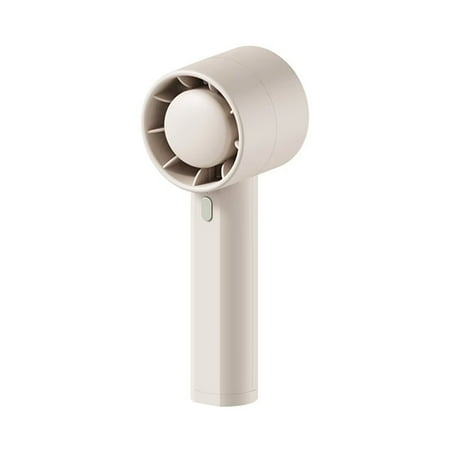 

IDOLCO Mini Portable Handheld Fan 3 Speeds USB Rechargeable Operated Personal Fan [Apricot]