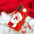 thumbnail image 4 of Reindeer 3D Christmas Santa Claus Tree Hat Case For iPhone 7 8 Plus 6 6S Plus Snowman 3D Key Chain Tpu Phone Cover, 4 of 5