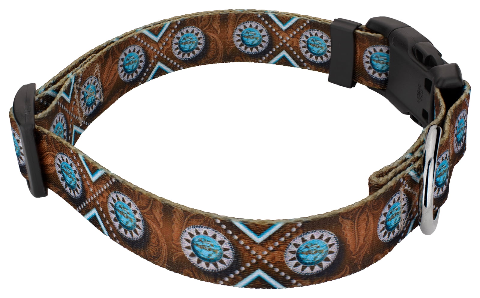Country Brook Petz® Saddle Up Everyday Dog Collar and Leash, Medium