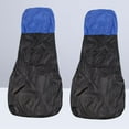 thumbnail image 3 of 2 fundas universales para asientos de coche, impermeables, de nailon (negro y azul), 3 of 7