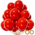 thumbnail image 2 of Red Balloon 110pcs, Red Latex Balloons12 inch for Birthday Valentine's Day Wedding(with 2 Ribbons)., 2 of 8