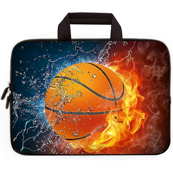 shiyou-11" 11.6" 12" 12.1" 12.5" inch Laptop Carrying Bag Chromebook Case Notebook Ultrabook Bag Tablet Cover Neoprene Fit Samsung Google Acer HP DELL Lenovo Asus (11 11.6 12.1 12.2 inch, Basketball)