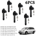 thumbnail image 4 of 6X Ignition Coils+6X Spark Plugs Set UF242 For Honda Odyssey 3.5L 1999-2007, 4 of 15