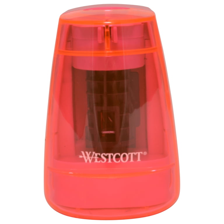 Westcott iPoint Duo Pencil Sharpener, Pink photo 6