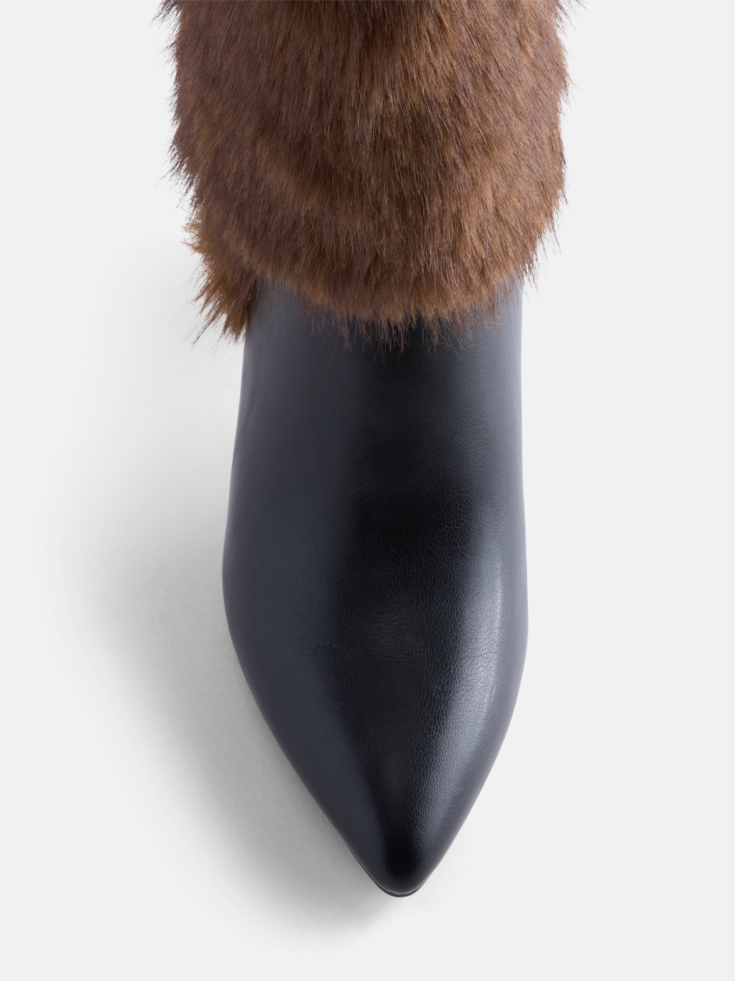 Madden NYC Women's Faux Fur Cuff Boots