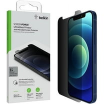 Belkin ScreenForce UltraGlass iPhone 12/12 Pro, Privacy Screen Protector with Easy Align Tray for Bubble Free, Convenient Installation