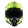 thumbnail image 3 of 1Storm Motocross Adult Helmet Downhill Mountain Bike Helmet BMX MX ATV Dirt Bike Storm Style HF803; Storm Green, 3 of 6