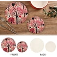 thumbnail image 4 of GZHJMY Valentine's Day Pattern Trivets Pot Holders Set of 2 Decoration Potholders Pure Cotton Thread Weave Trivets, Coasters, Placemats, Spoon Rest for Cooking for Kitchen Pans Bowl Teapot, 4 of 7