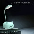 thumbnail image 3 of POINTERTECK LED Table Lamp Cordless Cute Cat Design Reading Light Flexible Neck Night Bed Lamp Gift for Students Kids  Blue, 3 of 7