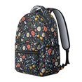 thumbnail image 2 of Pioneer Flower Floral Print Pattern Backpack for School, Cute School Bag with Adjustable Shoulder Straps and Padded Back, 15.3"x11"x7.1", 2 of 5