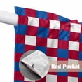 thumbnail image 4 of Swag Valance Curtains for Windows, 4th of July Light Filtering Kitchen Curtains, Independence Day Red Blue White Plaid Checkered Window Treatment Valances for Living Room, 36x36 - 2 PCS, 4 of 9
