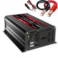 thumbnail image 1 of Graflsoa Premium 12V to 220V Power Inverter with 300W Rated Power, 4000W Surge Peak, Color LED Display, Dual USB Ports, and Multi-Protection Features for Cars, Camping, and Travel, 1 of 7