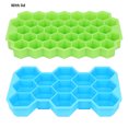 thumbnail image 3 of Bewildely Bandeja de cubitos de hielo con rejillas hexagonales con tapa para barra de cocina, máquina de hielo, bandejas de cubitos de hielo en Herramientas y accesorios para hornear, 3 of 6