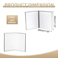thumbnail image 2 of Uxcell 2pcs 17"x11" Light Reflectors 2 in 1 Photography Reflector Cardboard, 2 of 7