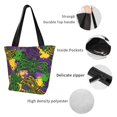 thumbnail image 5 of Vsdgher Mardi Gras7 print Reusable Shopping Grocery Bags for Women Shopping with Pouch Foldable Pouch Lightweight Polyester Fabric, 5 of 6
